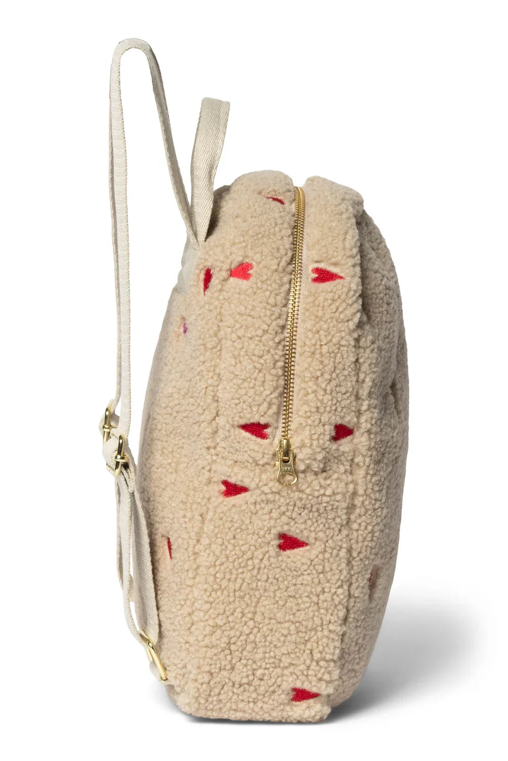 Brown Hearts Teddy Mini Backpack