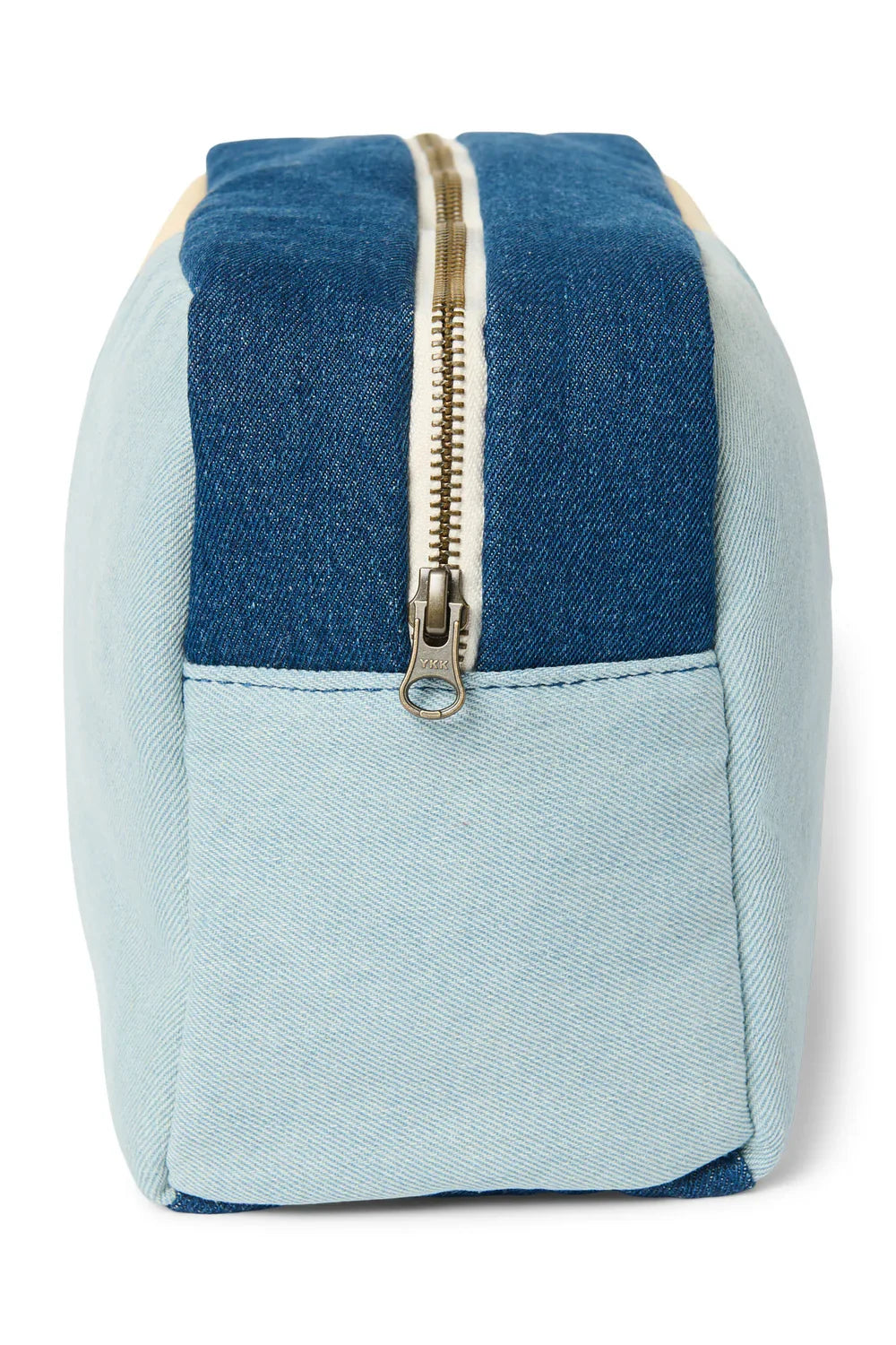 Denim Patchwork Toiletry Bag