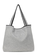 Grey Woolish Mom Bag