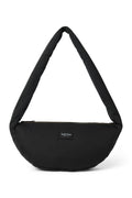 Black Puffy Mini Cross Body Bag