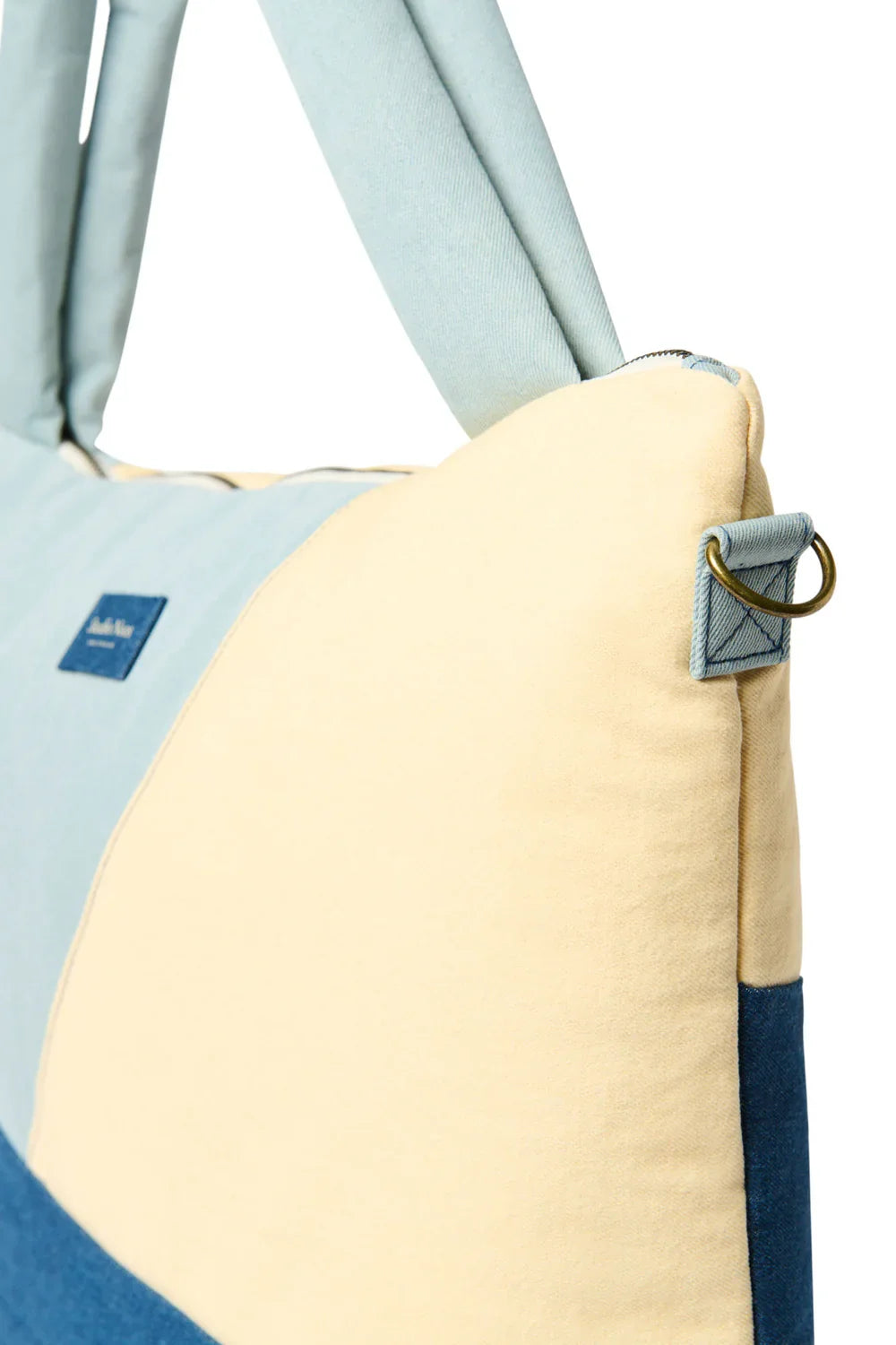 Denim Patchwork Diaper Bag