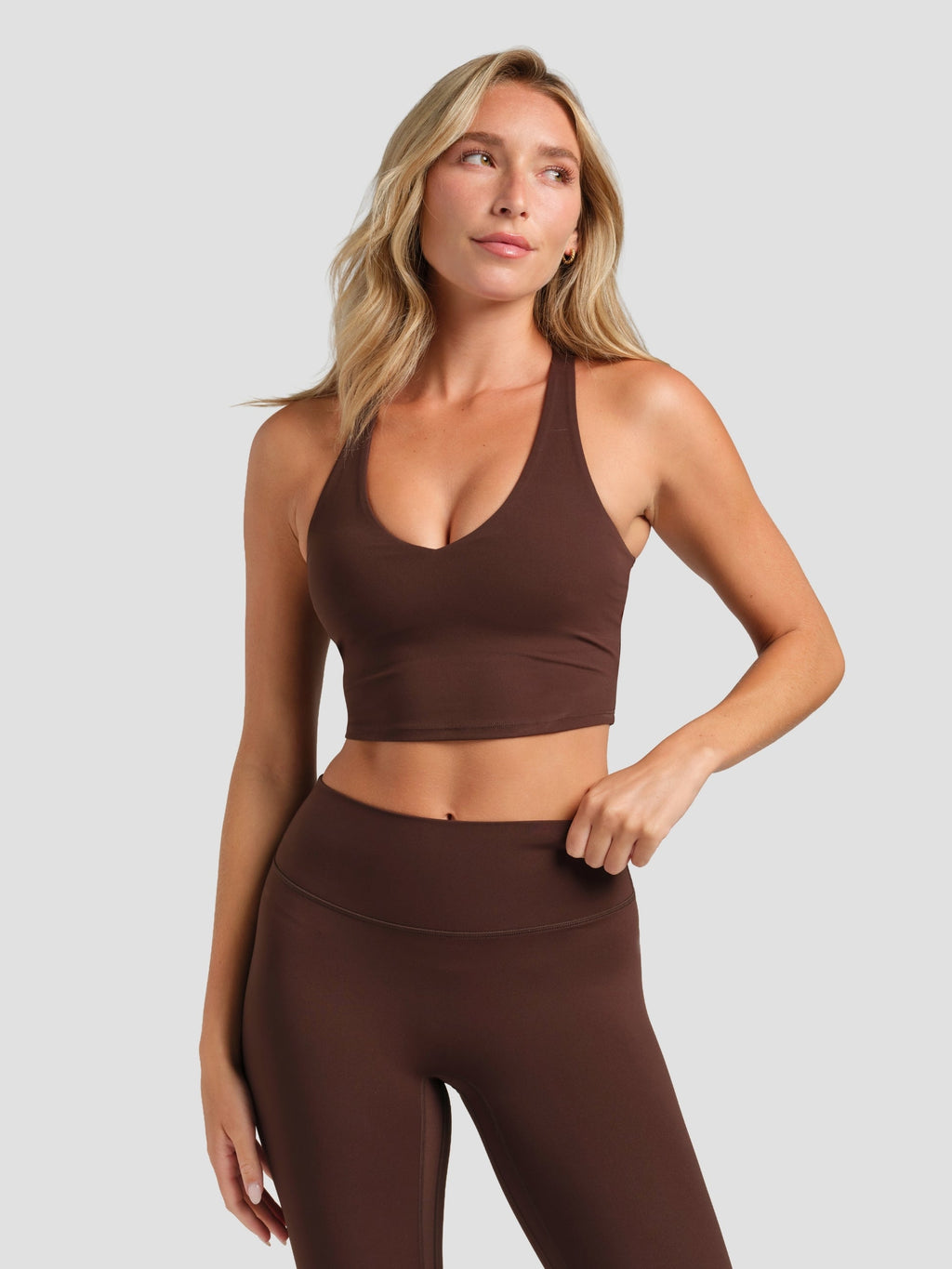 ComfrtCore™ V-Neck Crop Tank