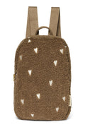Brown Hearts Teddy Mini Backpack