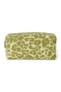 Green Leopard Cotton Pouch