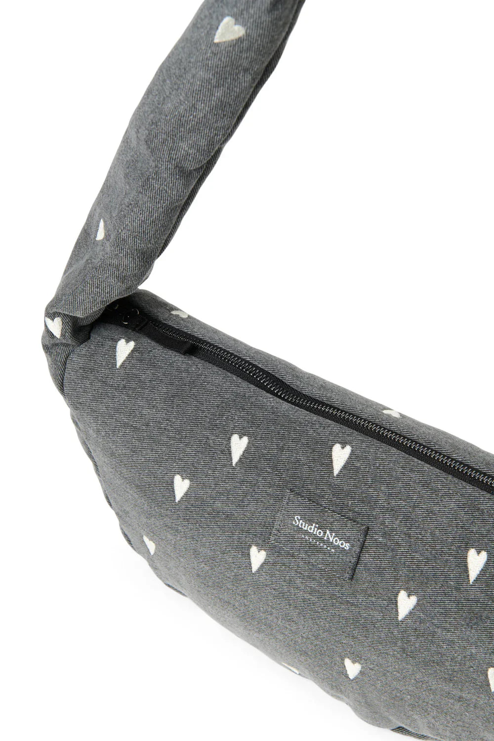 Grey Denim Mini Cross Body Bag