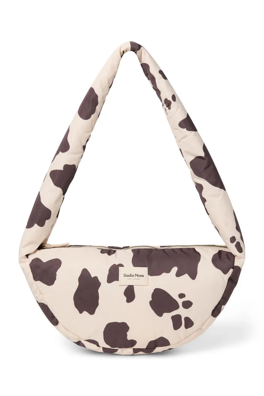 Holy Cow Puffy Mini Cross Body Bag - Brownish
