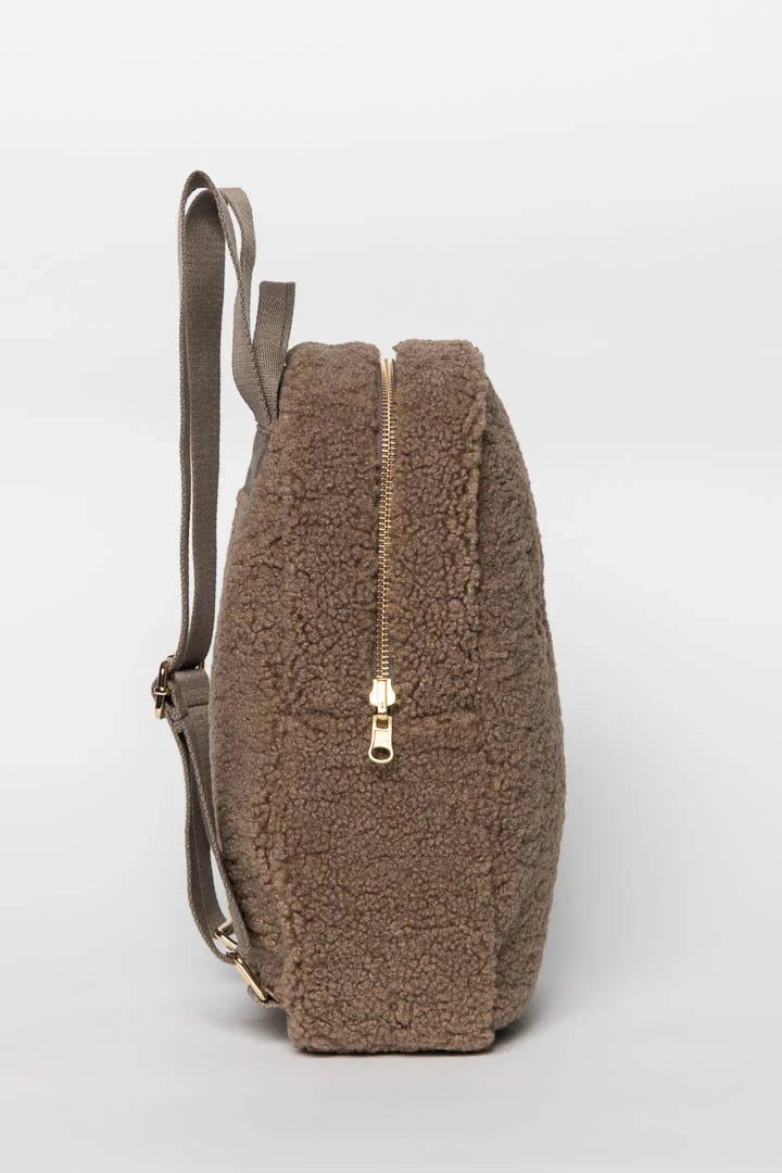 Brown Hearts Teddy Mini Backpack