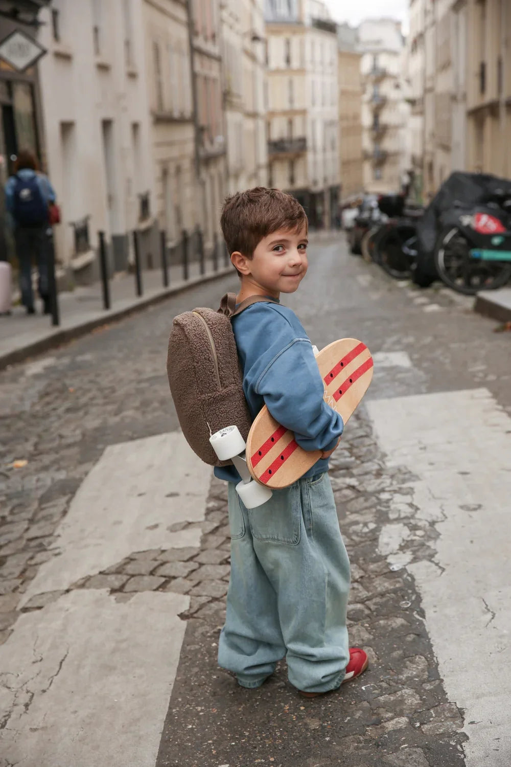 Ecru Hearts Teddy Mini Backpack