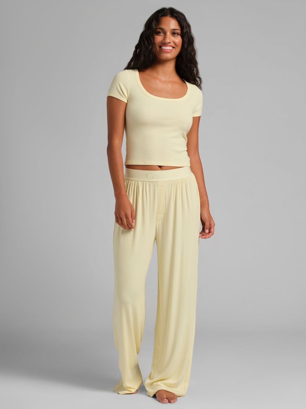 Slinky Rib Lounge Pant