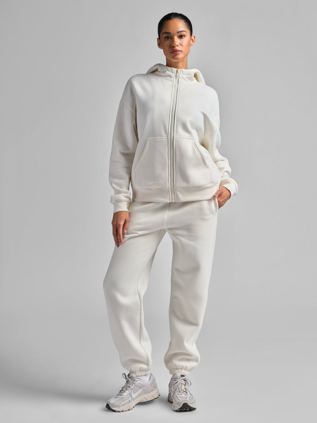 Basic Crop Zip Hoodie - Pre Order