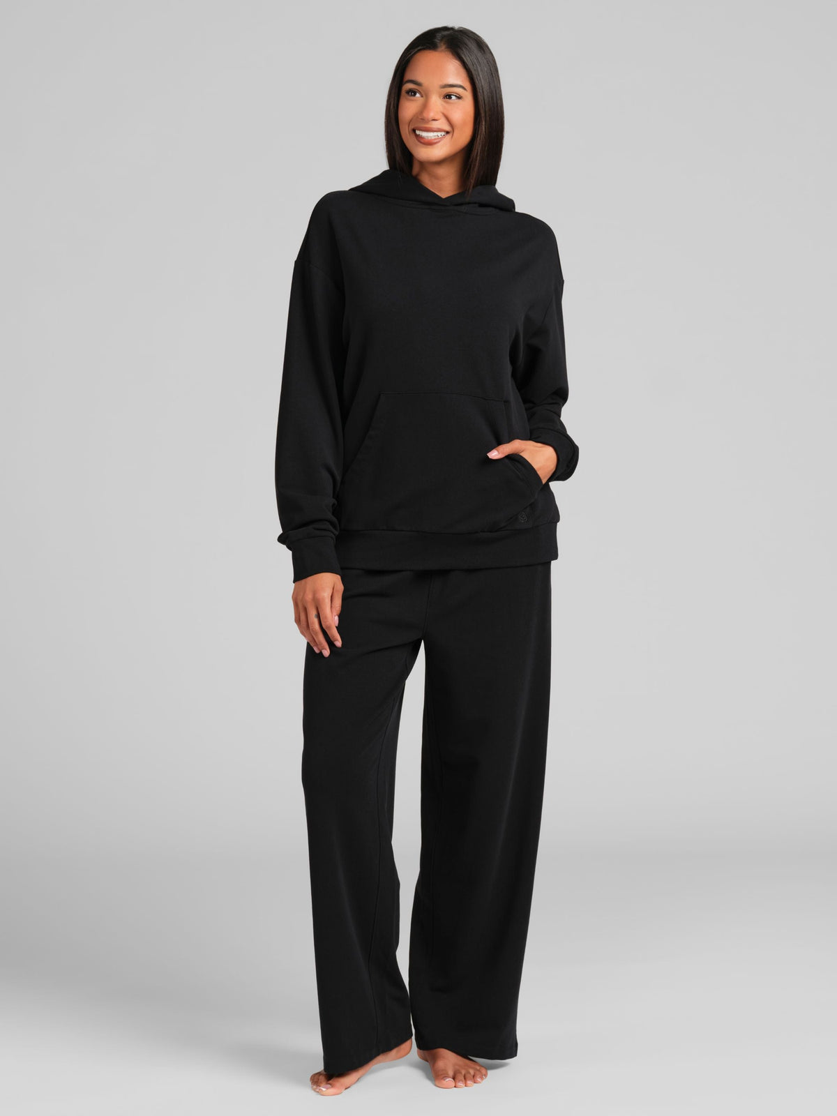 Luxe Terry Lightweight Straight Leg Pants