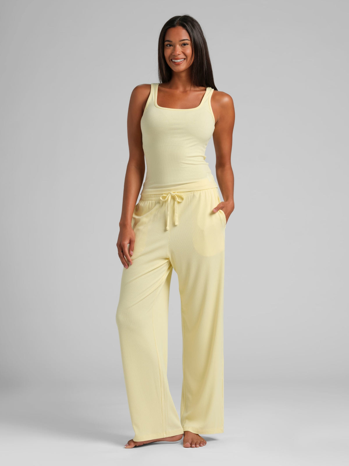 Rib Contour Pants