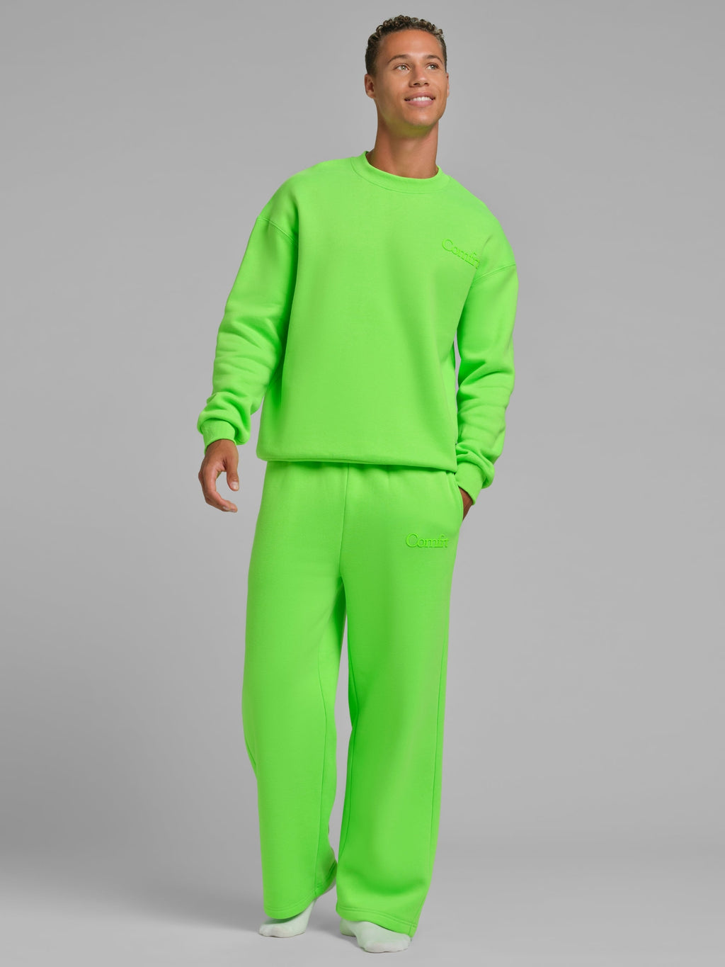 Neon Minimalist Crew