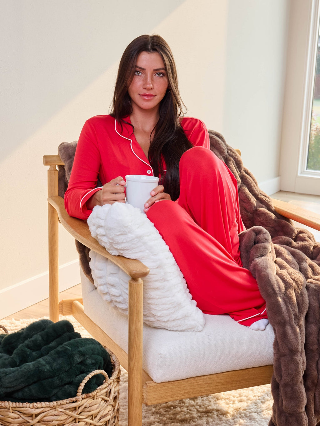 Luna Lounge Long Sleeve Pant PJ Set