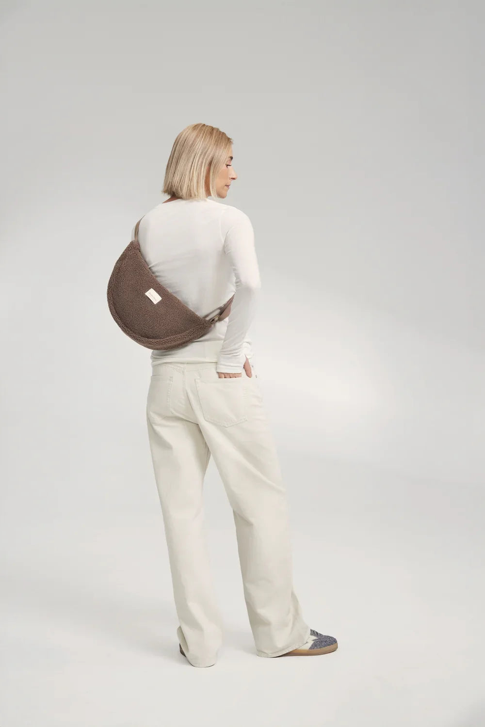 Brown Hearts Teddy Adult Fanny Pack