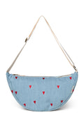 Blue Hearts Denim Adult Fanny Pack