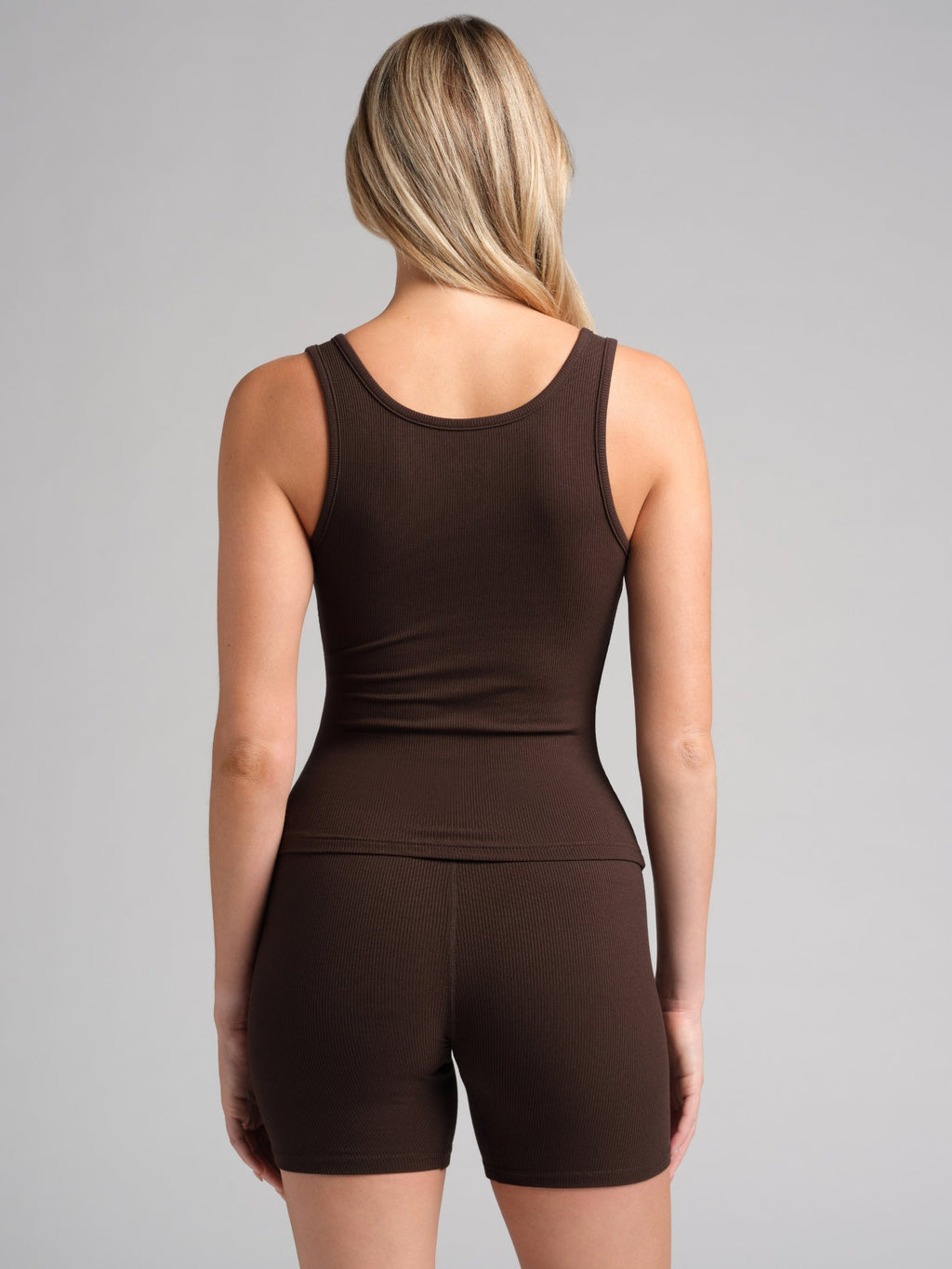 Rib Contour Waist Length Tank - Pre Order