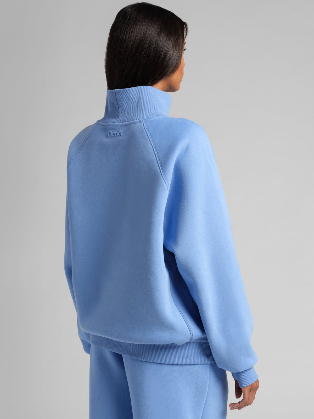 Basic Mock Neck Sweatshirt