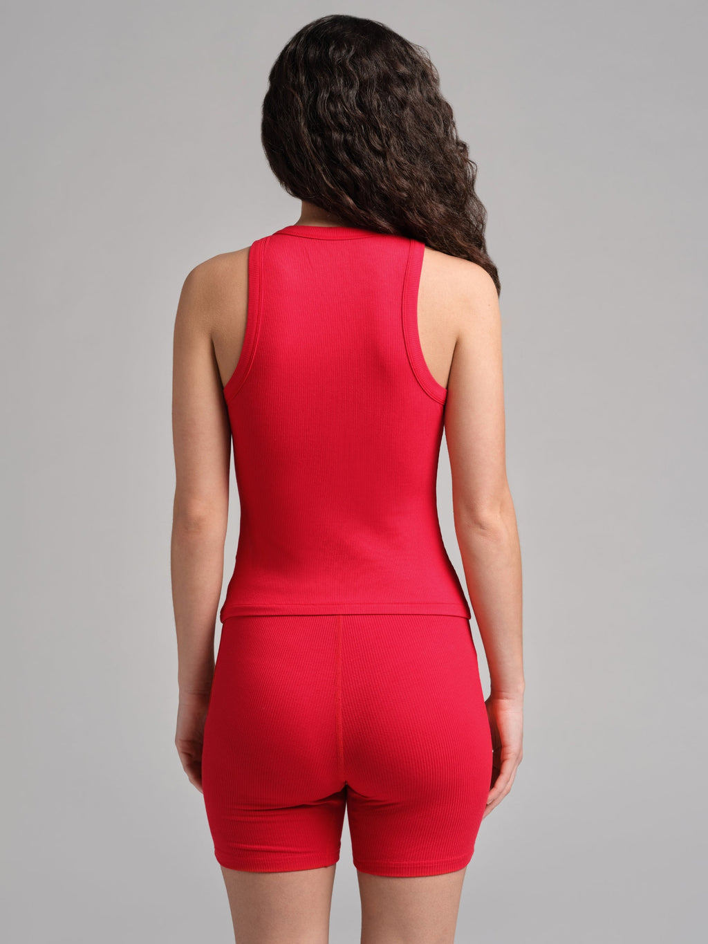 Rib Contour High Neck Tank - Pre Order