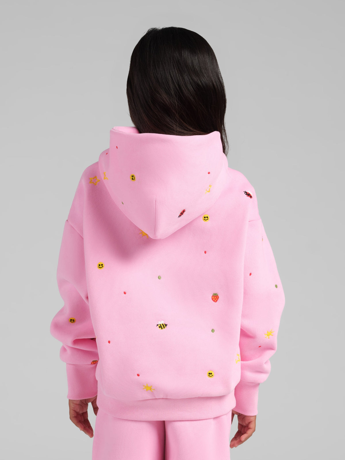 Varsity Kids Allover Embroidered Hoodie