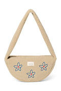 Ecru Flower Heart Teddy Mini Cross Body Bag