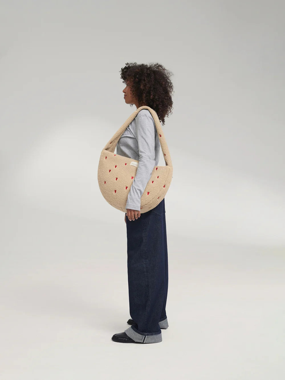 Brown Teddy Cross Body Bag