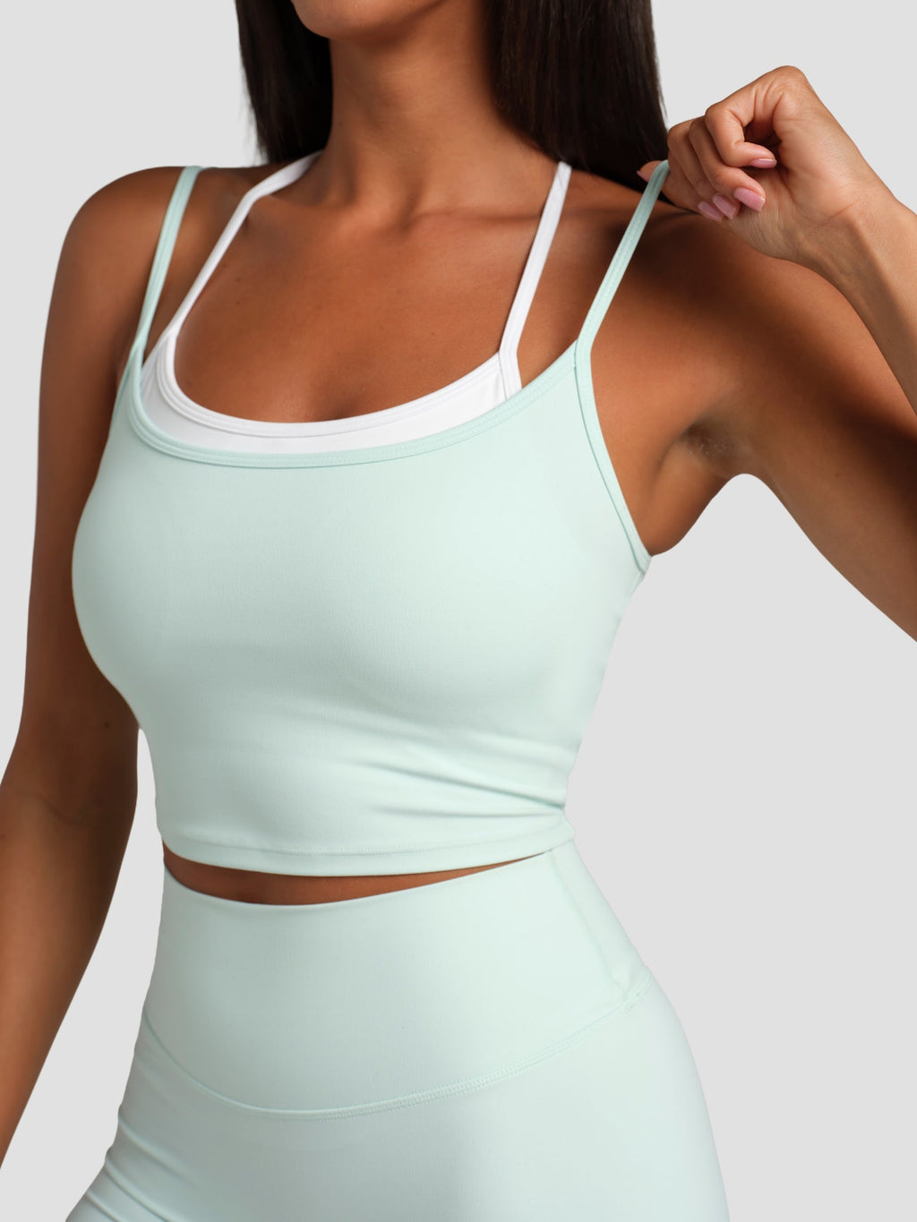 ComfrtCore™ Double Layer Crop Tank
