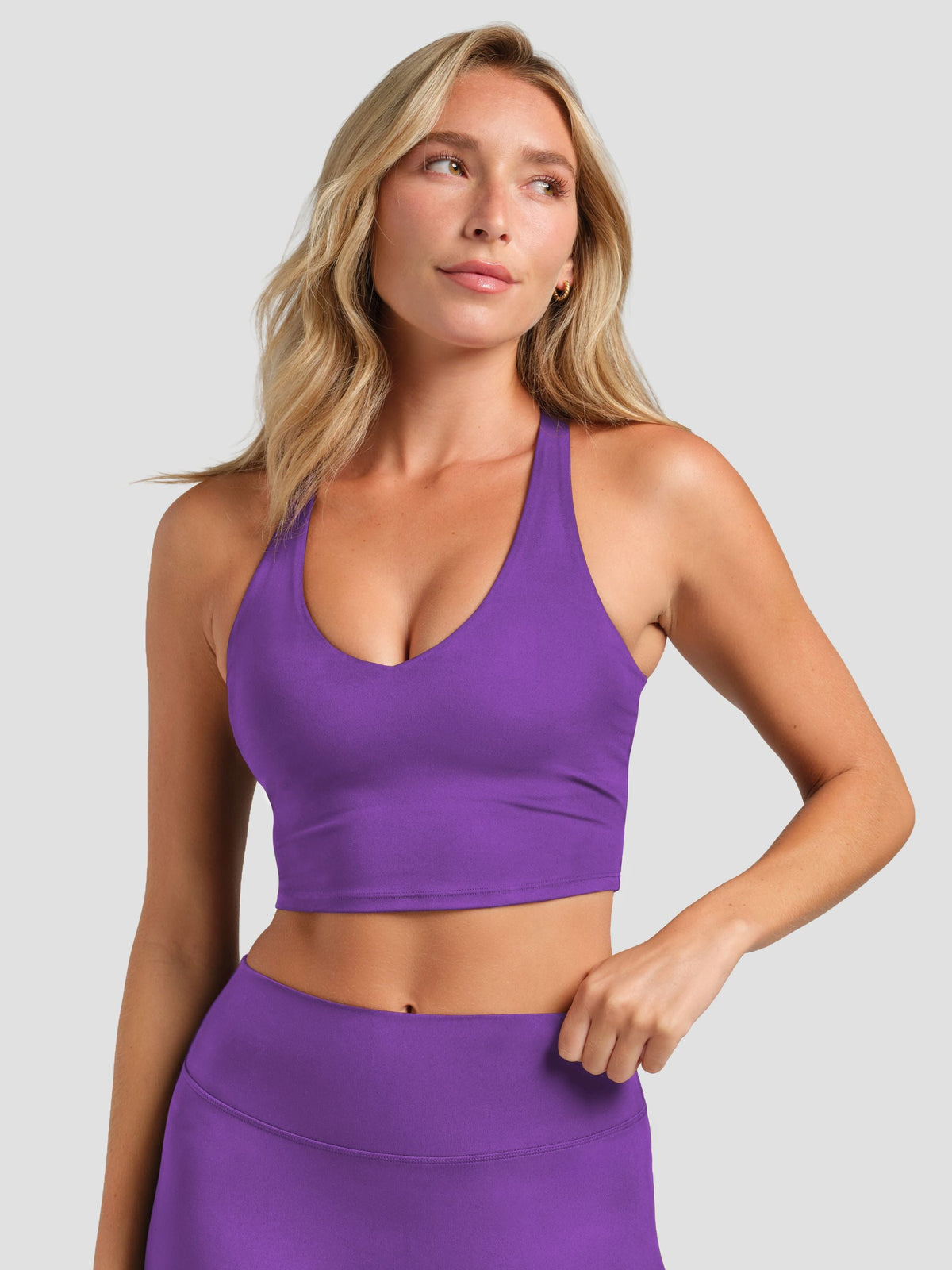 ComfrtCore™ V-Neck Crop Tank