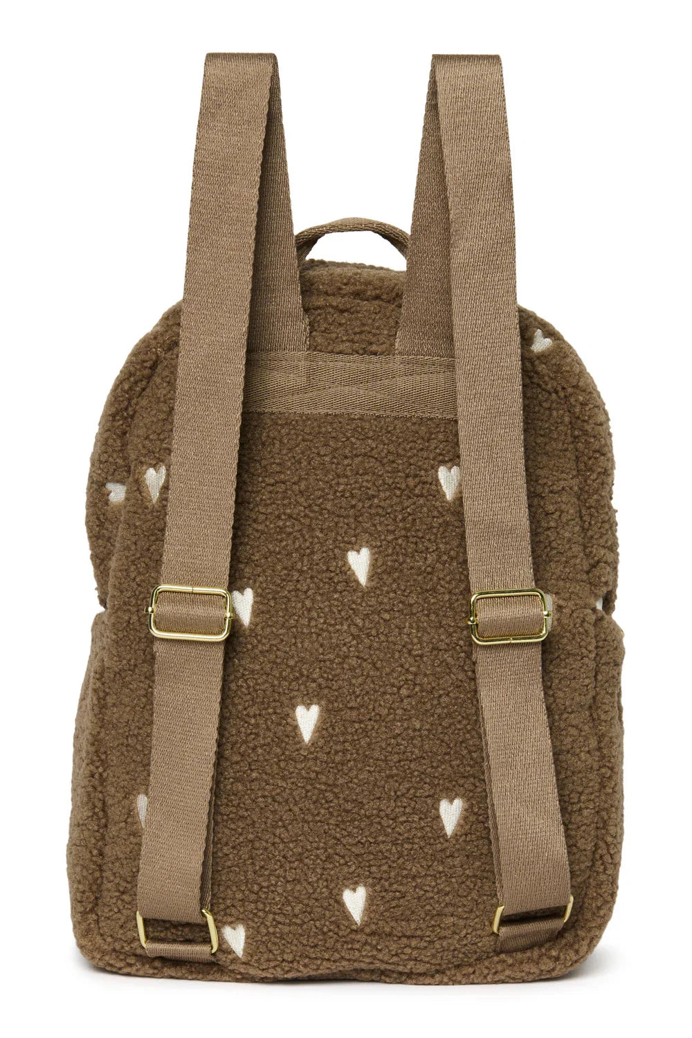 Ecru Hearts Teddy Midi Backpack