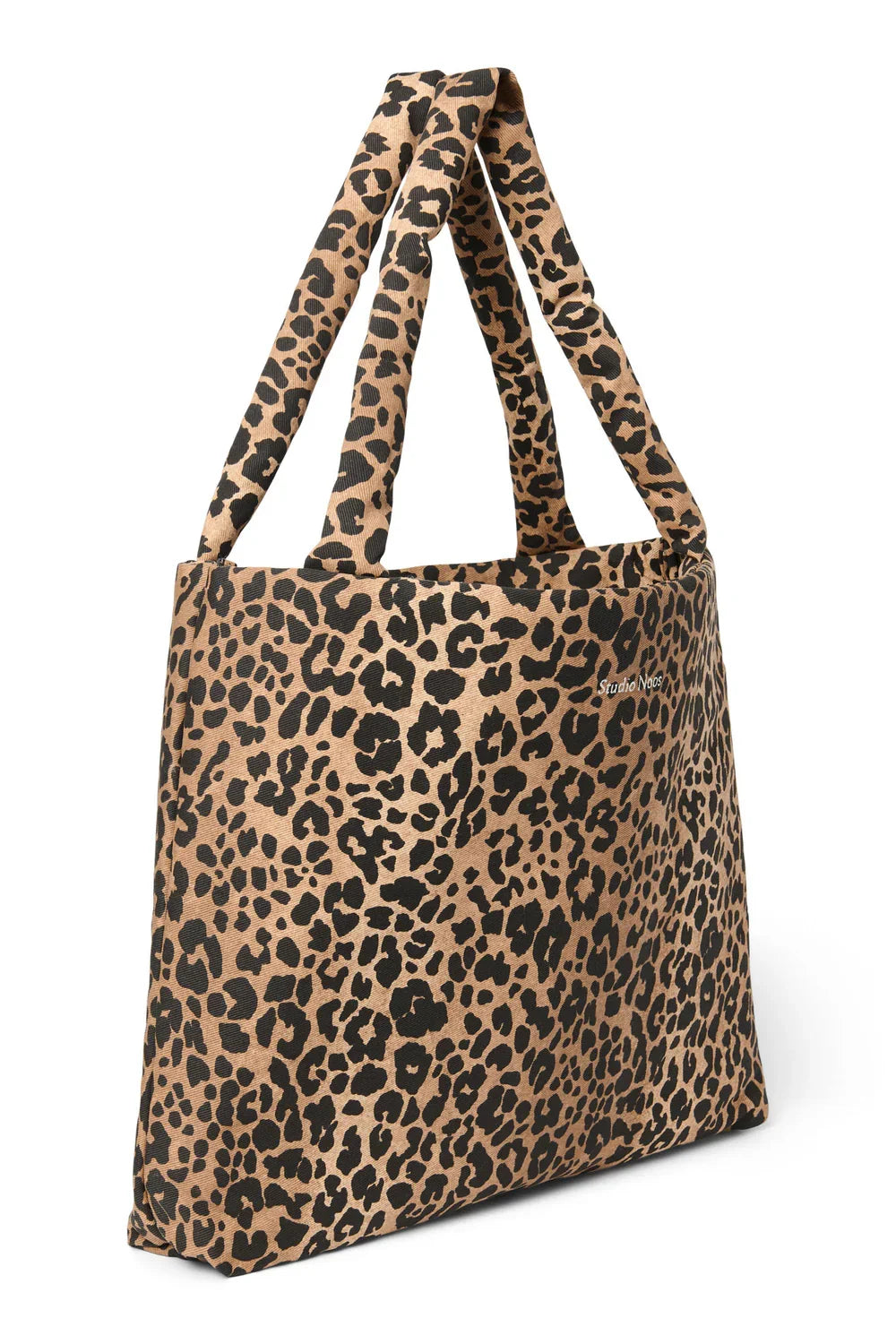 Green Leopard Cotton Mom Bag