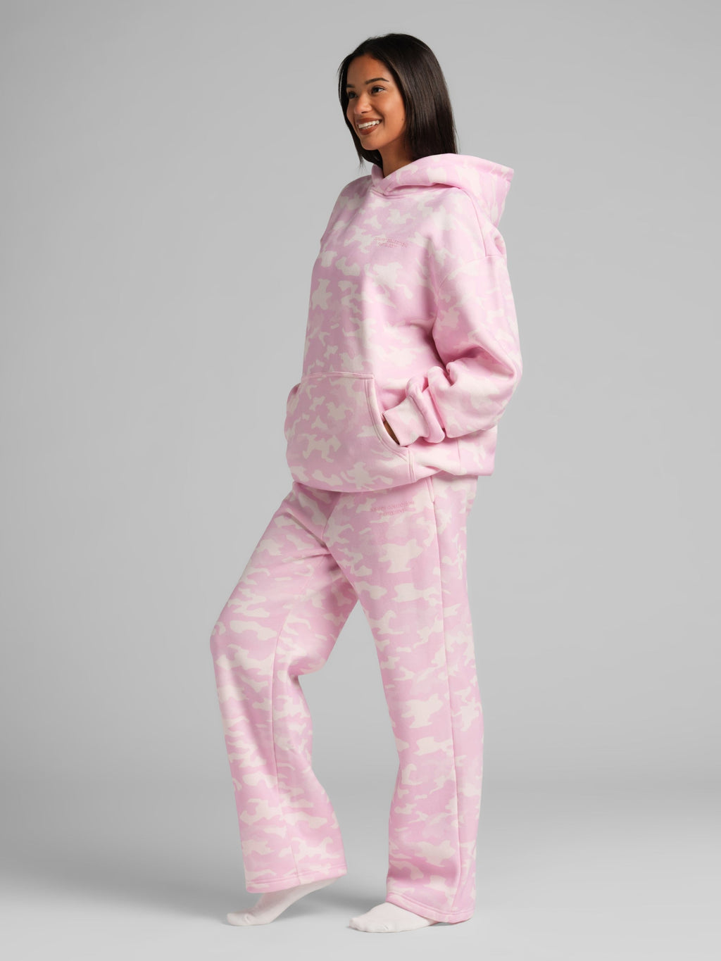 Camo Straight Leg Sweatpants
