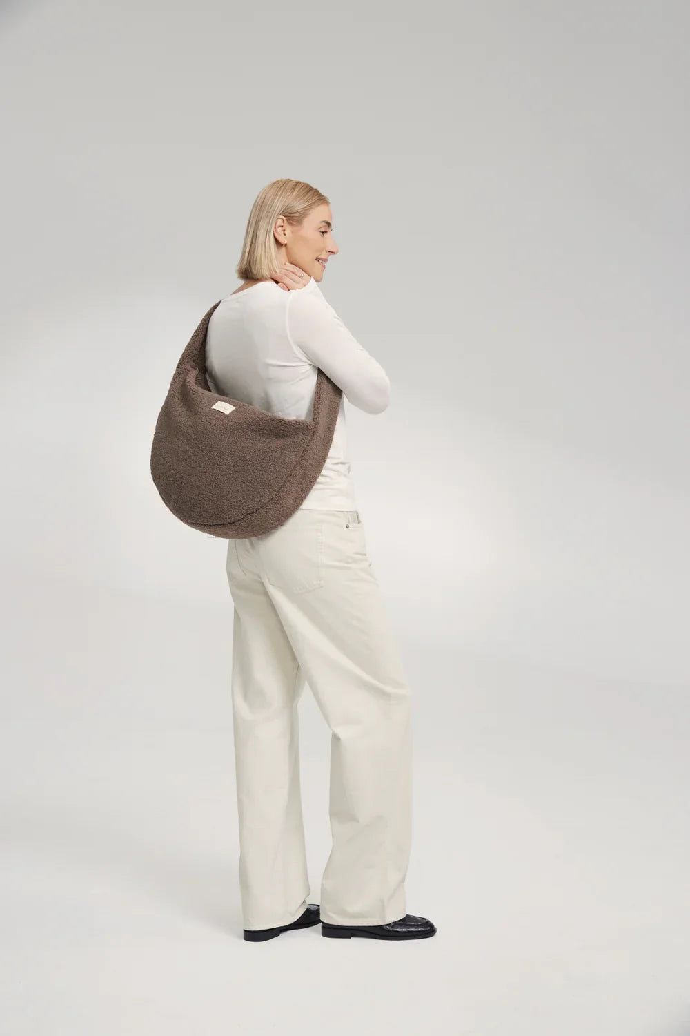 Ecru Teddy Cross Body Bag