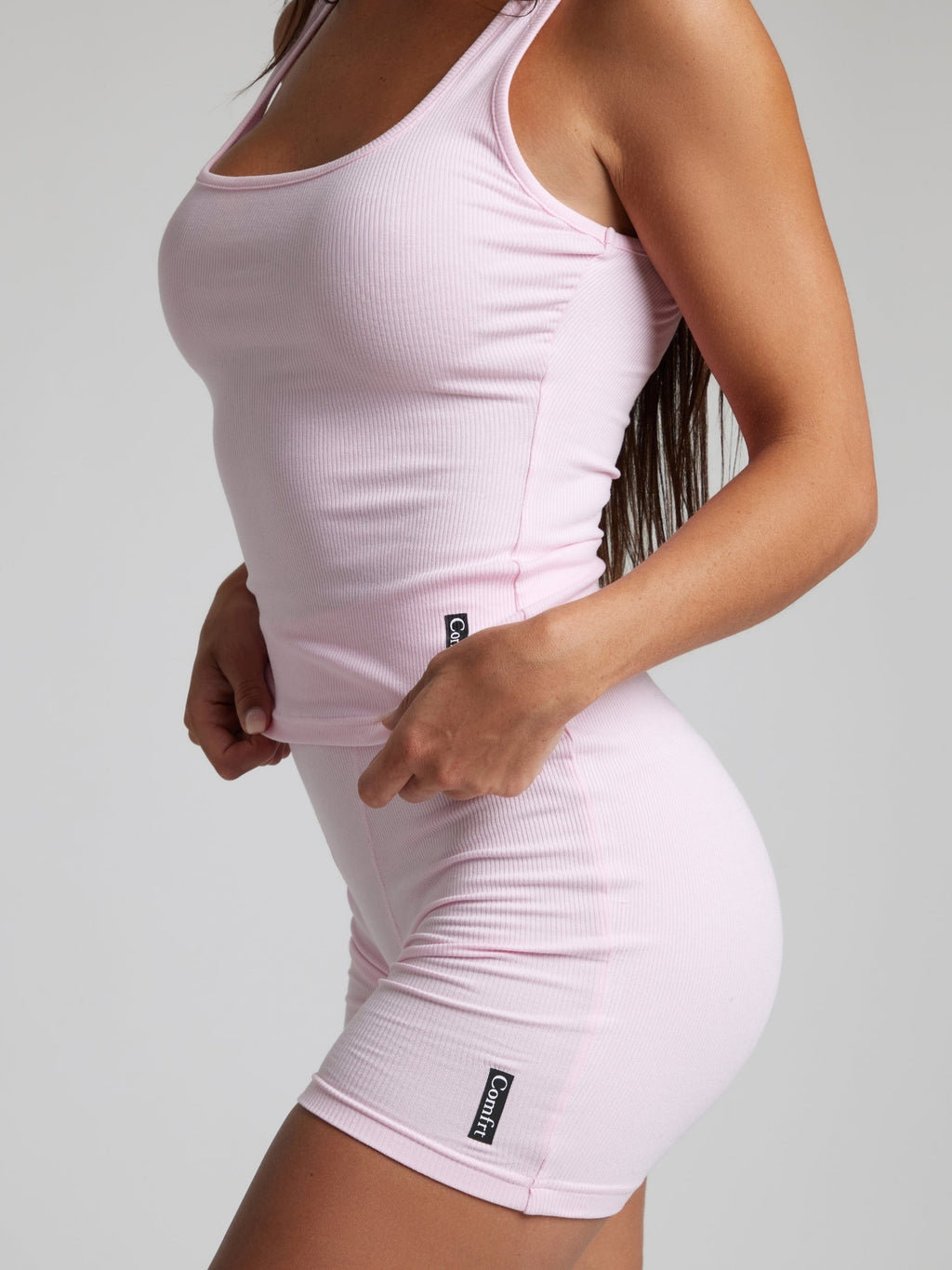 Rib Contour Waist Length Tank - Pre Order