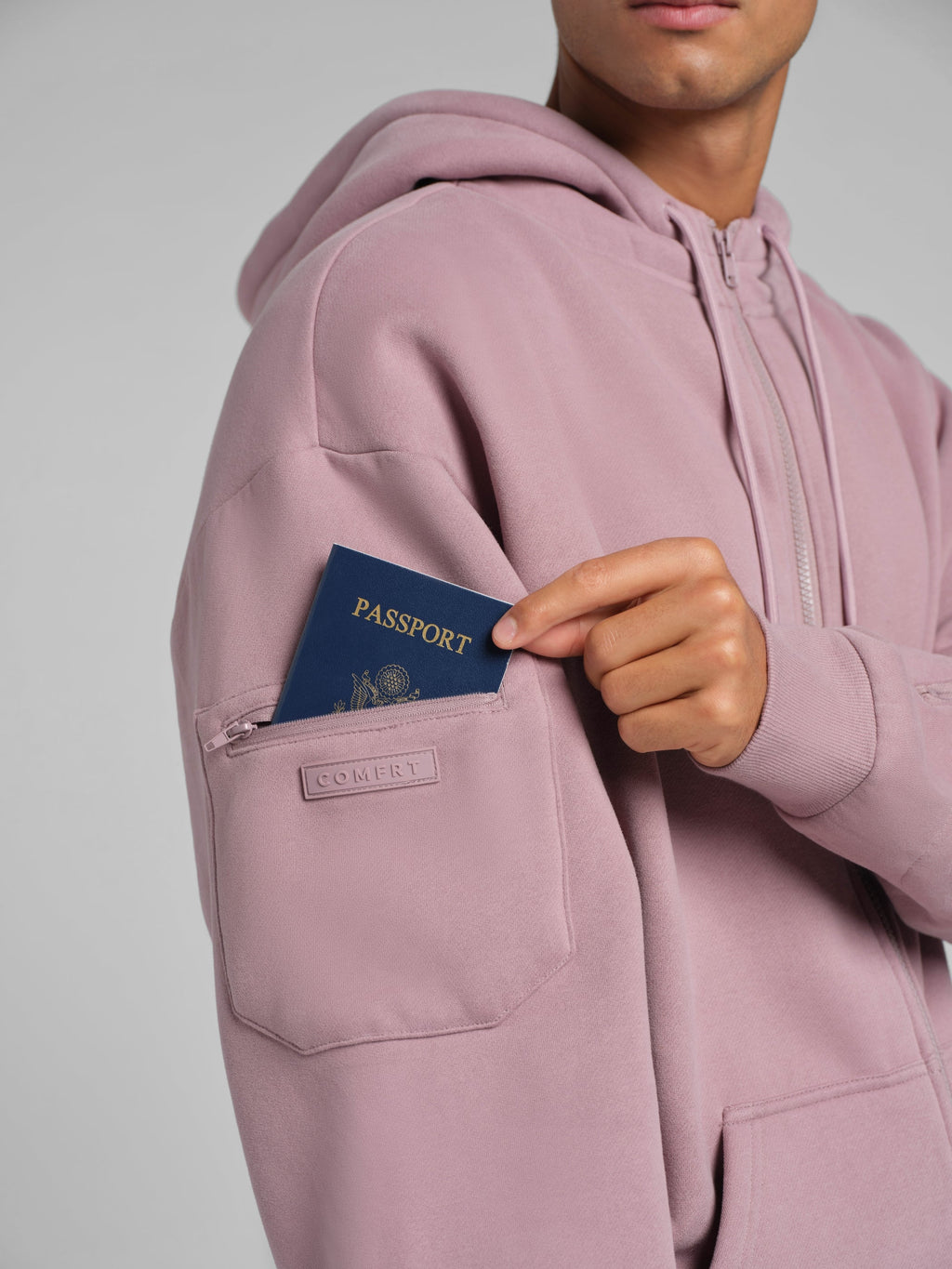 VIP Airplane Mode Travel Zip Hoodie – Mega