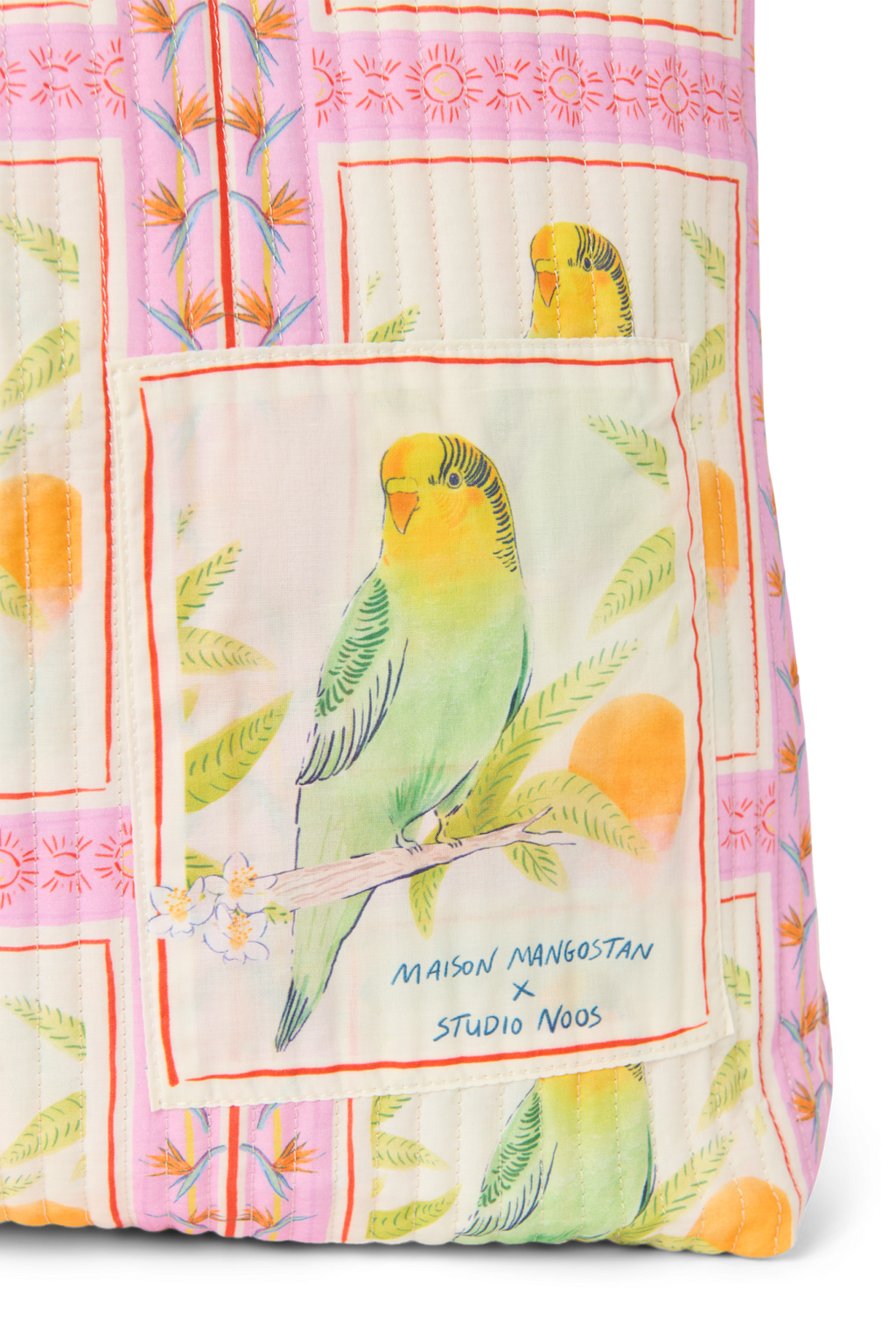 Beach Bag | Maison Mangostan x Studio Noos Birds