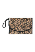 Brown Leopard Cotton Changing Mat Plus
