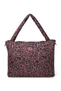 Red Leopard Puffy Diaper Bag