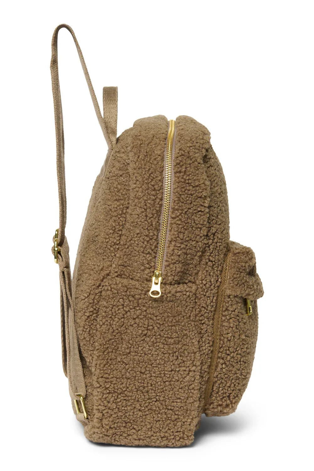 Brown Hearts Teddy Midi Backpack