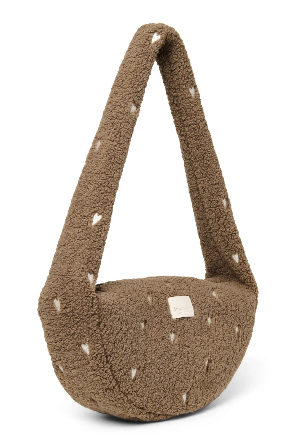 Brown Teddy Mini Cross Body Bag