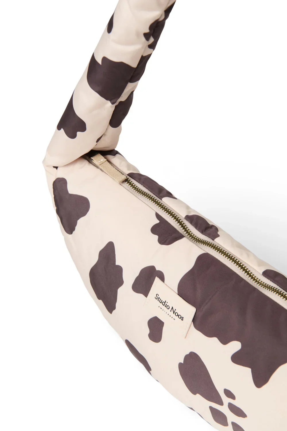 Holy Cow Puffy Mini Cross Body Bag - Brownish