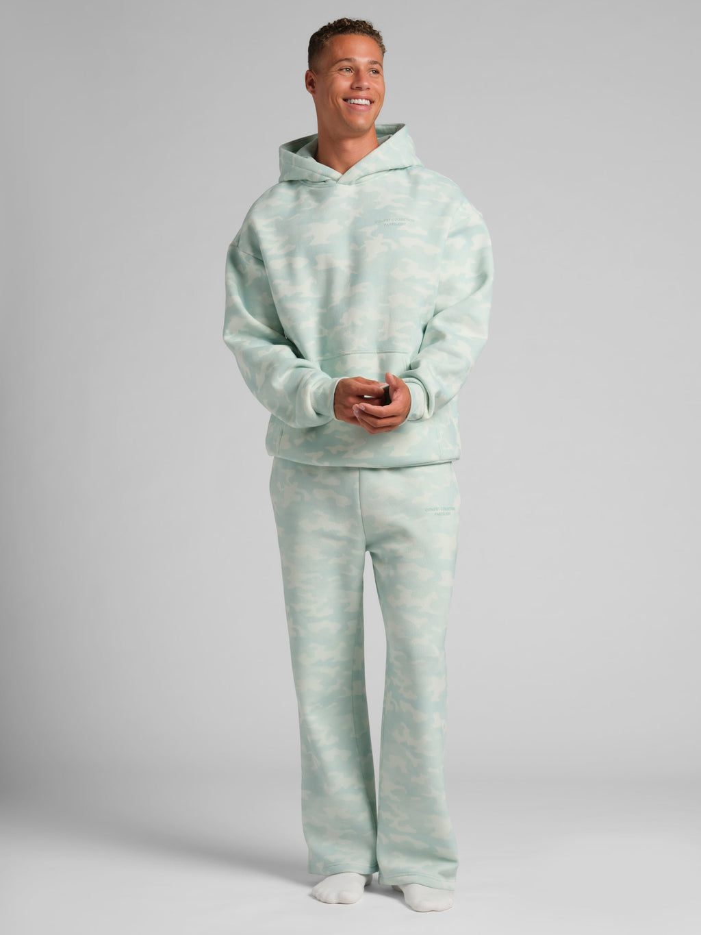 Camo Straight Leg Sweatpants