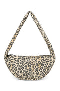Leopard Soft Cotton Mini Cross Body Bag