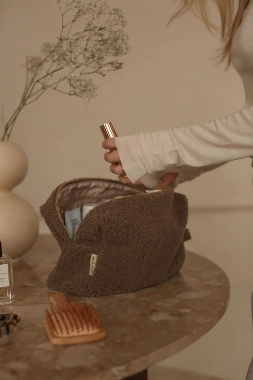 Ecru Teddy Toiletry Bag