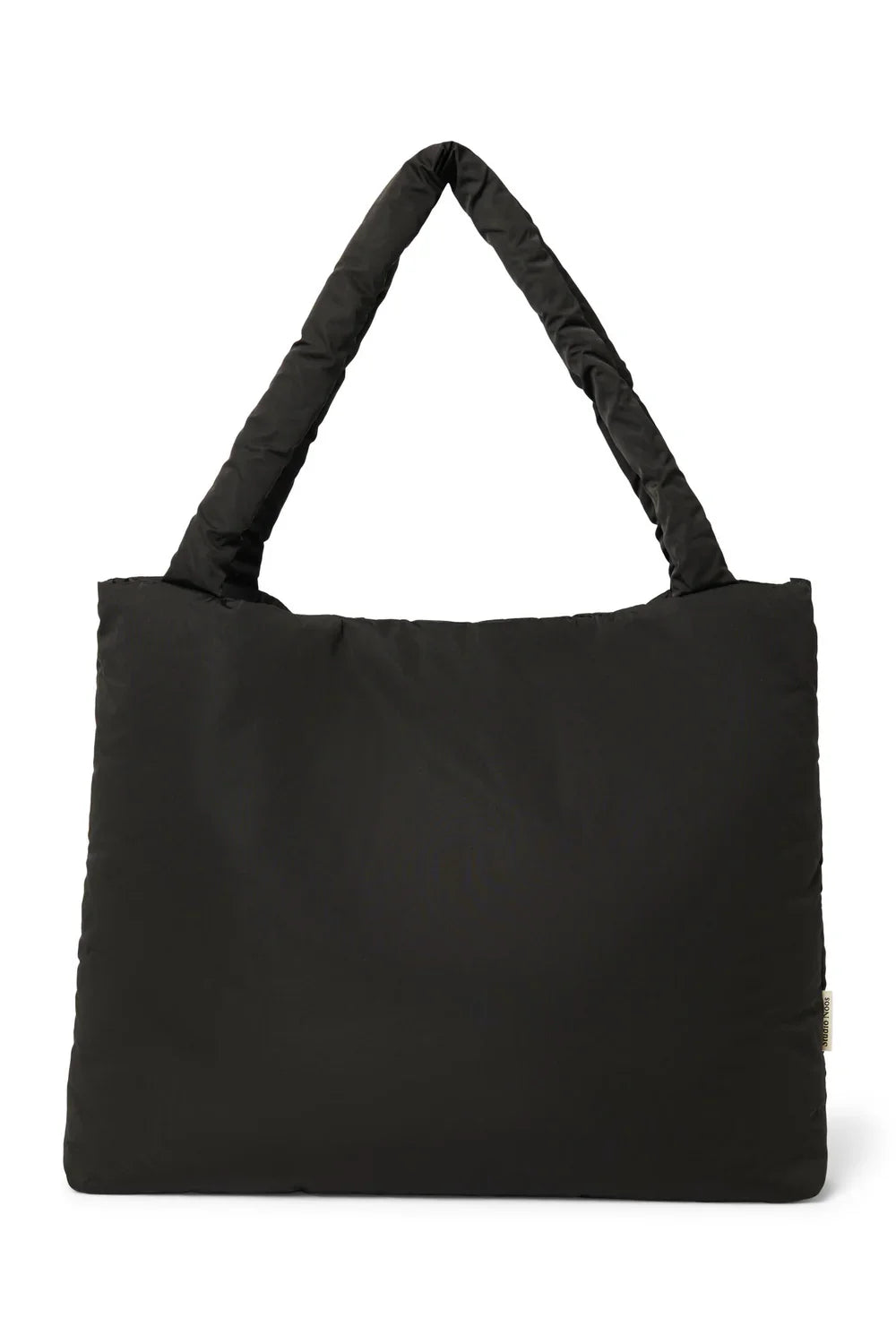 Black Puffy Mom Bag