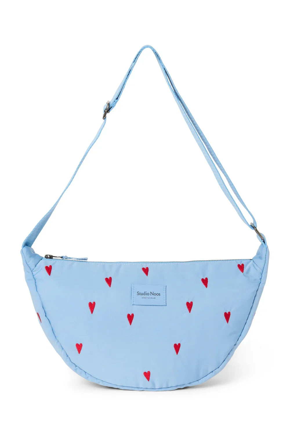 Purple Hearts Puffy Adult Fanny Pack