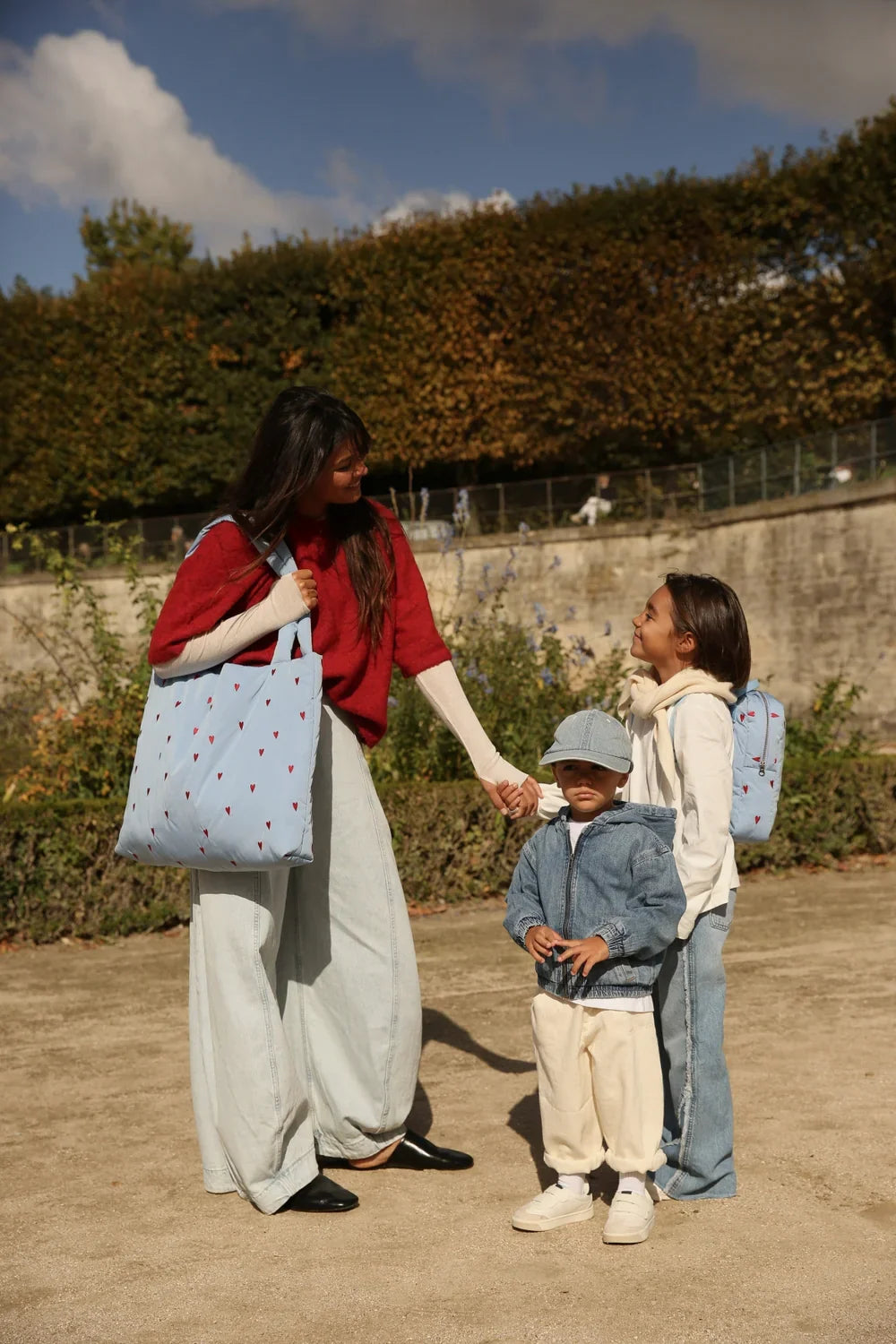 Black Puffy Mom Bag