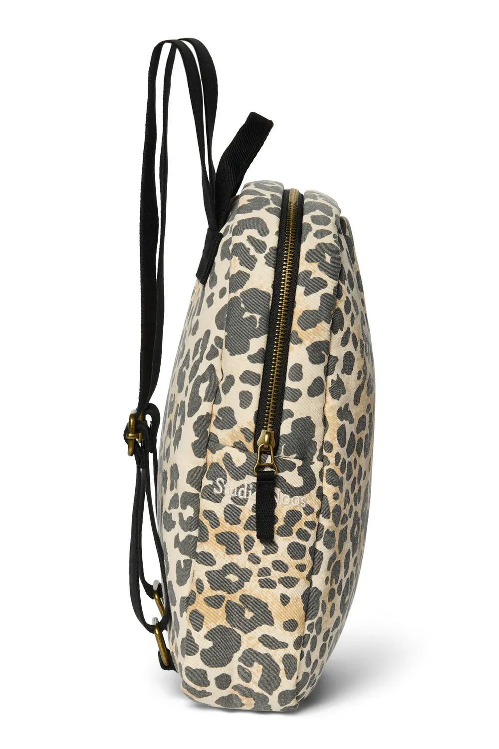 Leopard Soft Cotton Mini Backpack