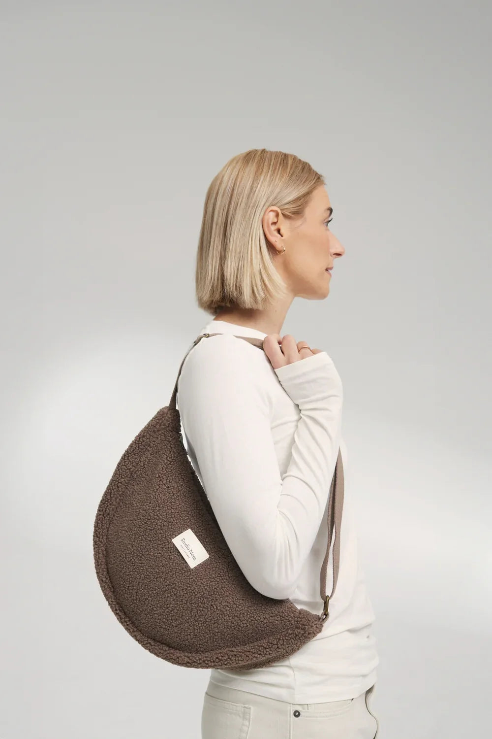 Brown Hearts Teddy Adult Fanny Pack