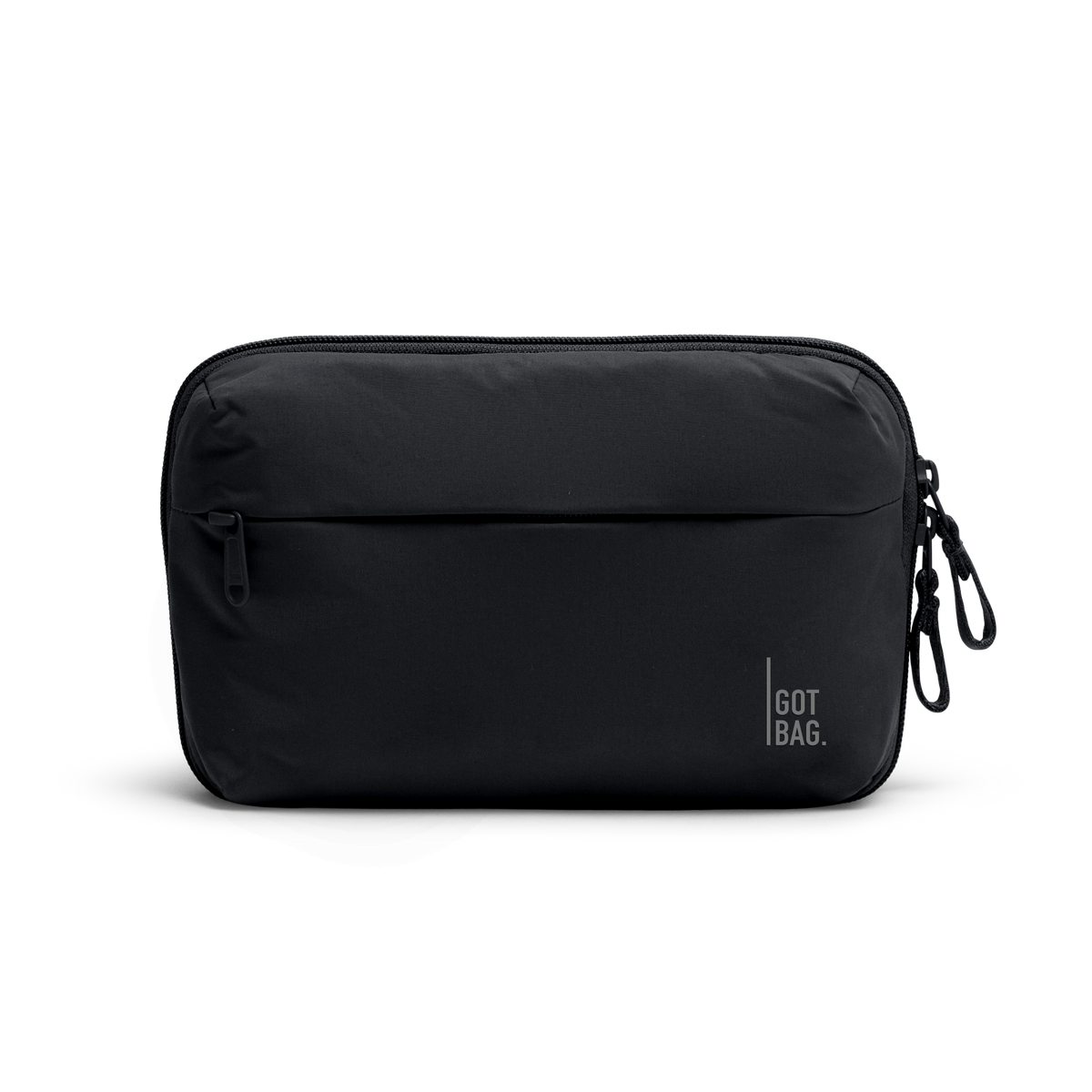COMMUTERTECHPOUCH Accessoire in black (Schwarz) als Studioaufnahme in Frontansicht.