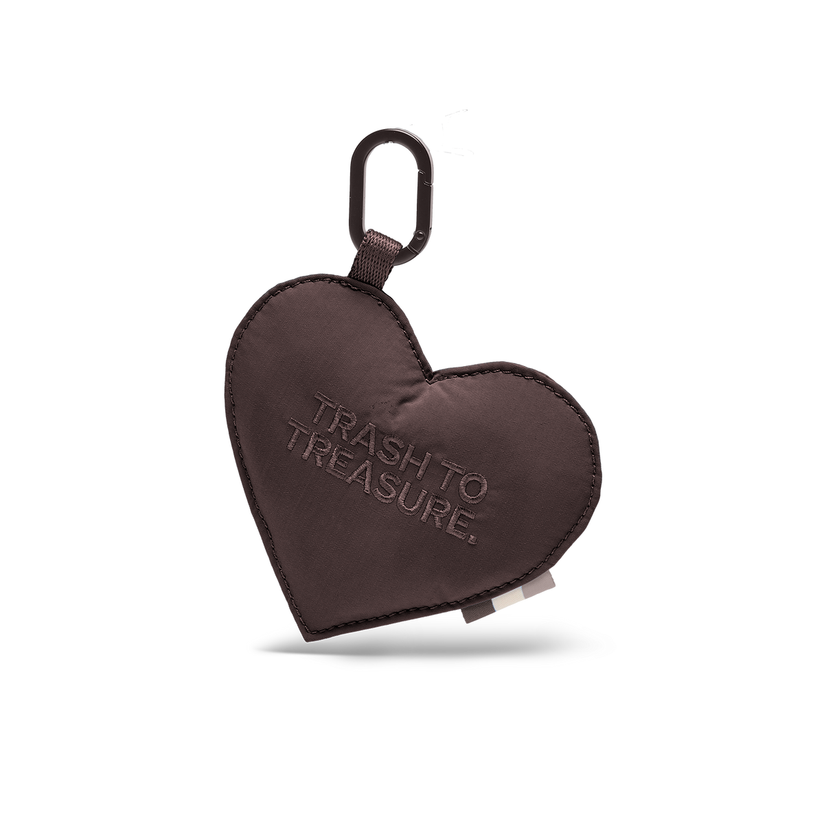 TREASURE CHARM Accessoires in sea lion (dunkles Schokobraun) als Studioaufnahme in Frontansicht.